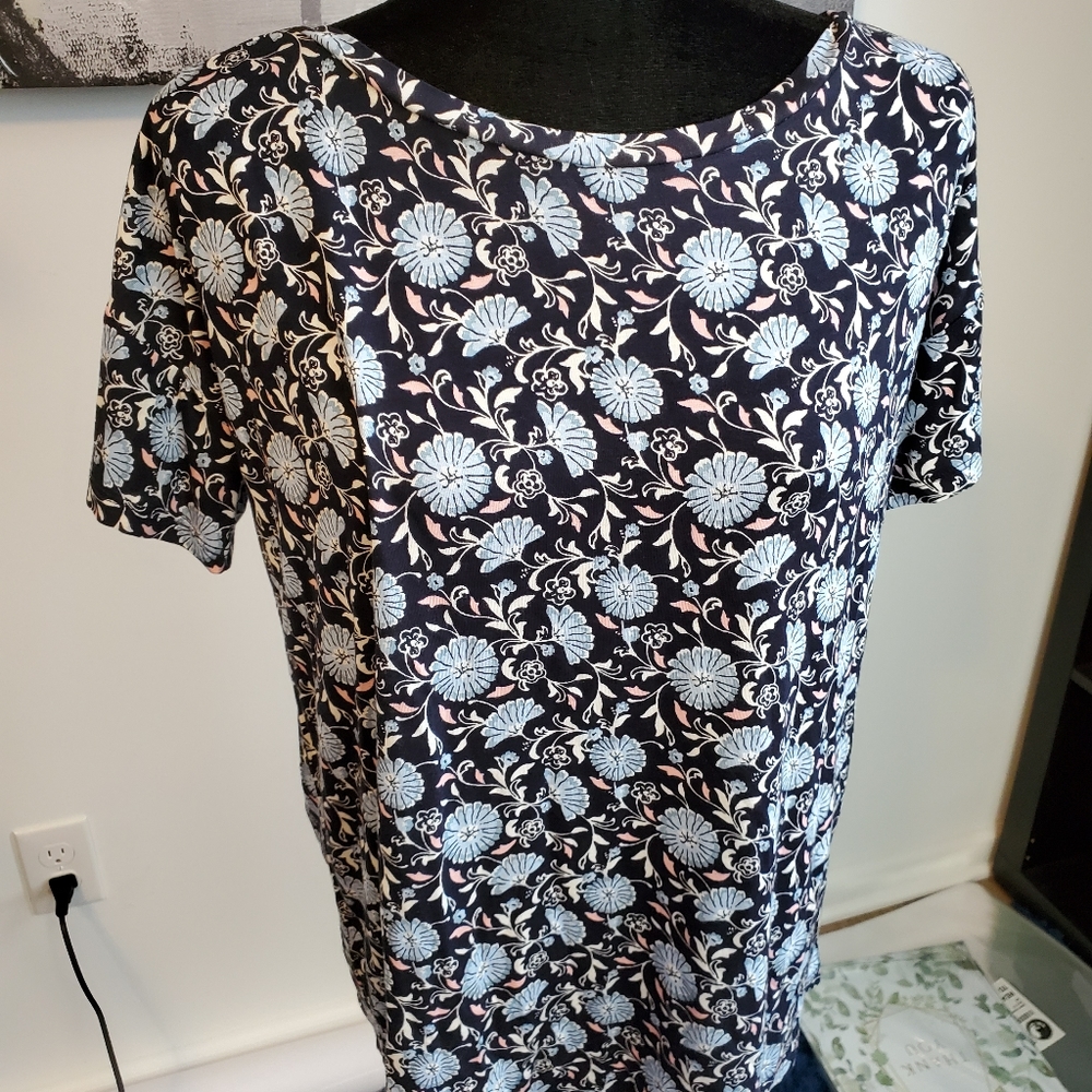 Loft - Daisy Drop Shoulder Tee